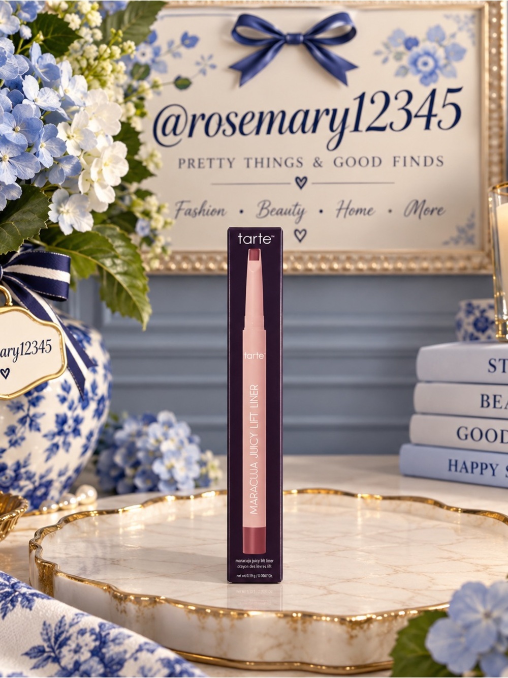 tarte Maracuja Juicy Lift Liner Lip Crayon Deep Mauve